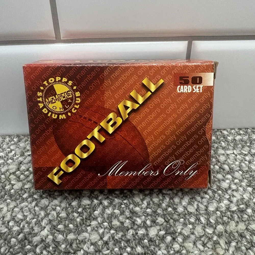 1995 Topps Stadium Club Members Only Football Card Set‎ in Box 1-50 Sh1